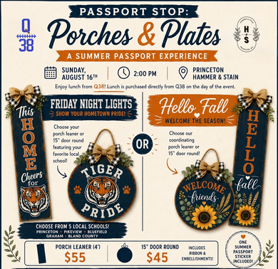 8/16/26 Porches & Plates: A Summer Passport Experience 2:00 PM