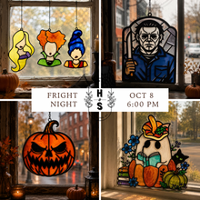 10/08/26 Fright Night: A Faux Stained Glass Experience 6:00 PM