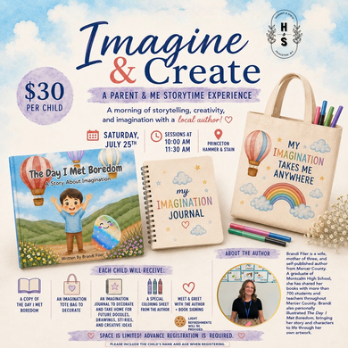 7/25/26 Imagine & Create: A Parent & Me Storytime Experience