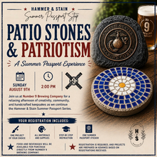 8/09/26 Patio Stones & Patriotism: A Summer Passport Experience 6:00 PM