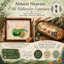 6/18/26 Almost Heaven: A WV Watercolor Experience 6:00 PM
