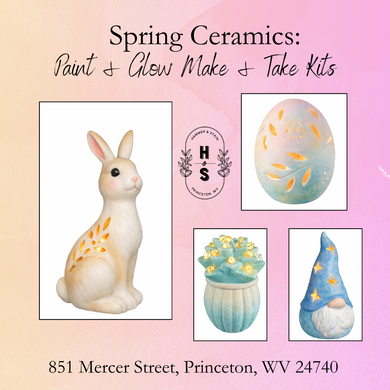 Spring Ceramics: Paint & Glow Kits