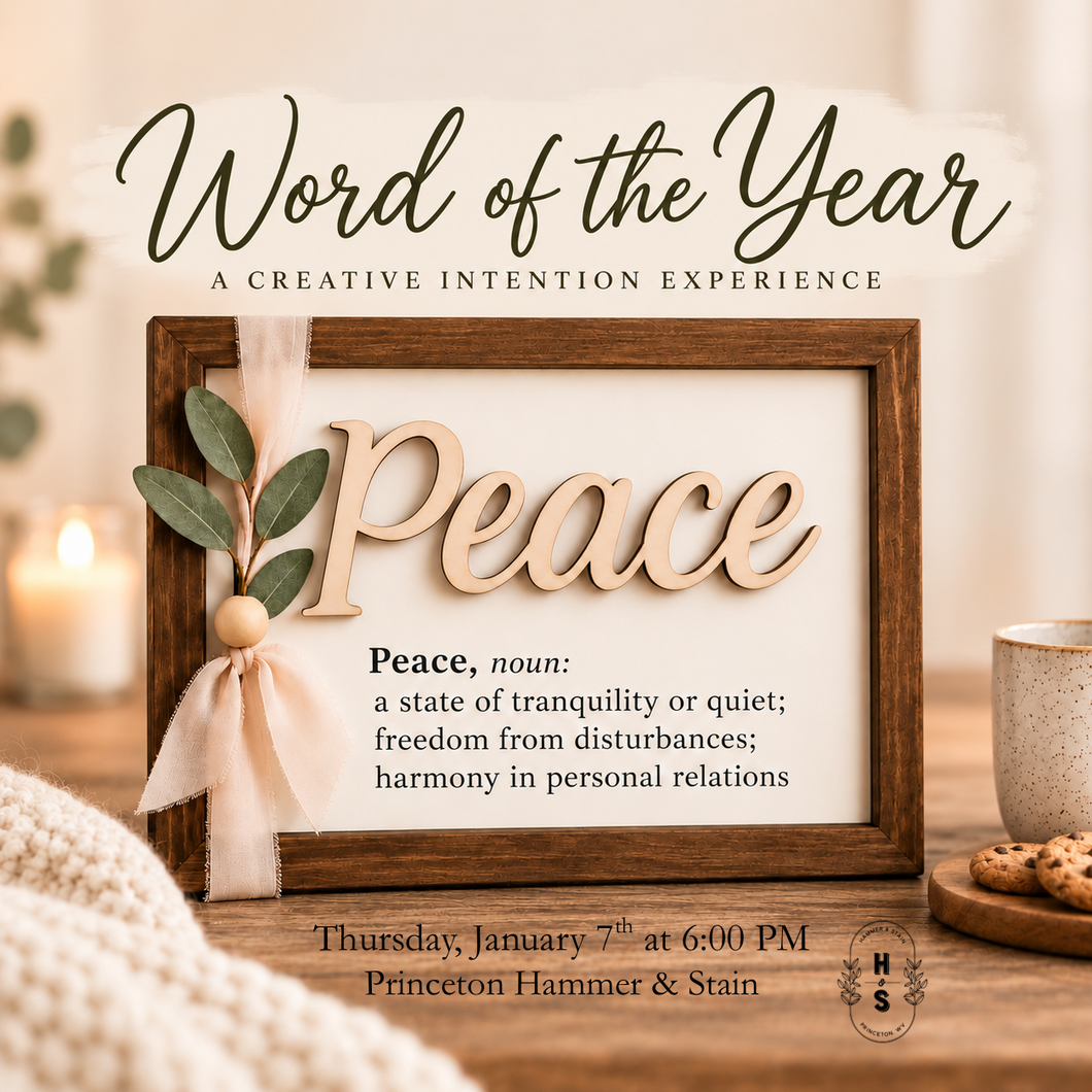 2027 01/07/27 Word of the Year: A Creative Intention Experience 6:00 PM