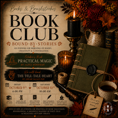 10/09/26 Books & Brushstrokes: October Book Club 6:00 PM