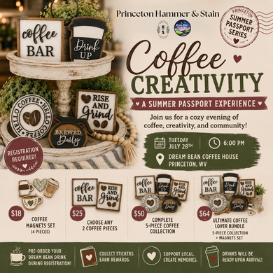 7/28/26 Coffee & Creativity: A Summer Passport Experience 6:00 PM