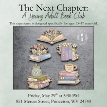 5/29/26 The Next Chapter: A Young Adult Book Club 5:30 PM