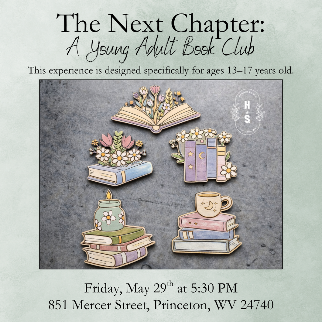 5/29/26 The Next Chapter: A Young Adult Book Club 5:30 PM