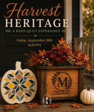 09/18/26 Harvest Heritage: A Barn Quilt Experience 6:00 PM
