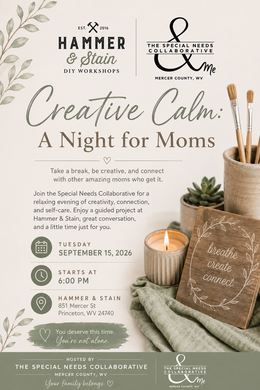 9/15/26 Creative Calm: A Night for Moms 6:00 PM