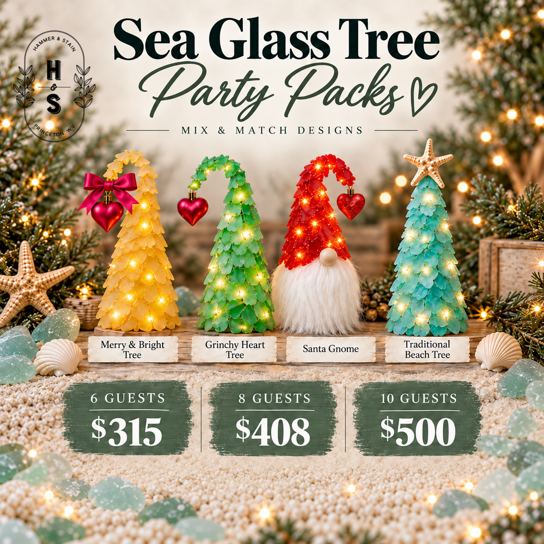 Sea Glass Tree Party Pack