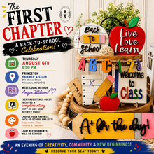 08/06/26 The First Chapter: A Back-to-School Celebration 6:00 PM