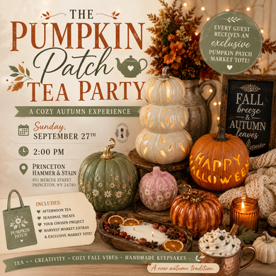 09/27/26 The Pumpkin Patch Tea Party 2:00 PM
