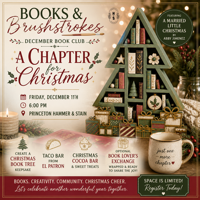 12/11/26 Books & Brushstrokes: December Book Club 6:00 PM