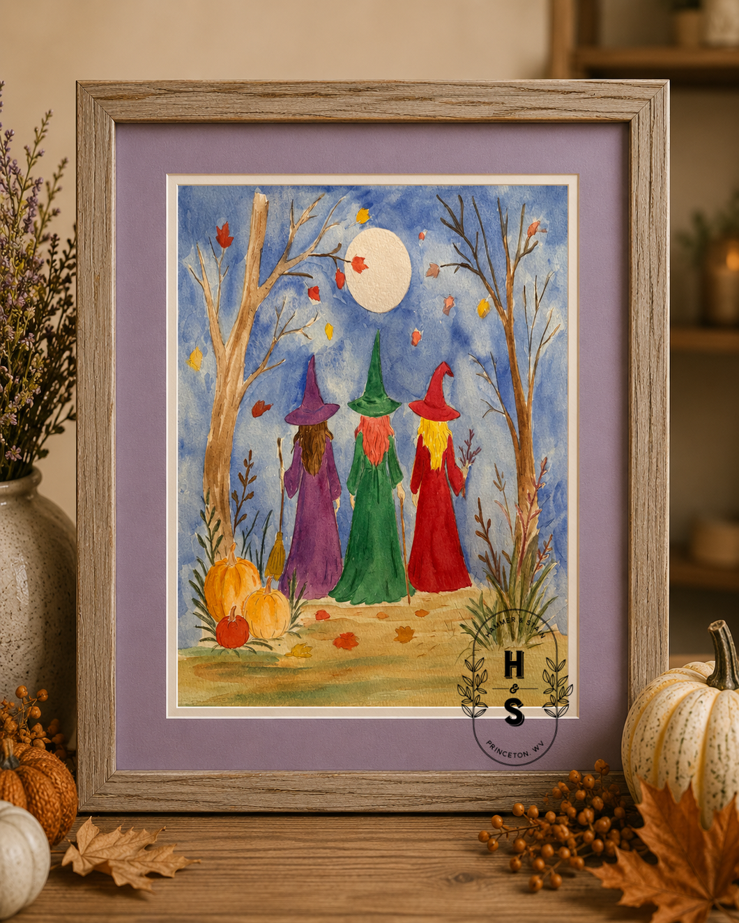 10/13/26 Witches, Brooms & Bookish Boos: A Halloween Watercolor 6:00 PM