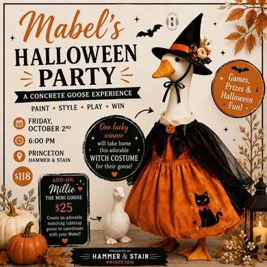 10/02/26 Mabel’s Halloween Party: A Concrete Goose Experience 6:00 PM