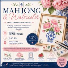 6/22/26 Mahjong & Watercolor 6:00 PM