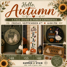 09/04/26 Hello, Autumn: A Fall Home & Porch Experience 6:00 PM