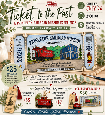 7/26/26 Ticket to the Past: A Princeton Railroad Museum Experience 2:00 PM
