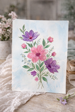 Botanical Brushstrokes: Watercolor Wildflowers - At Home Experience