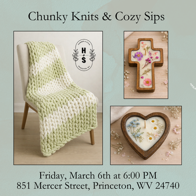 3/06/26 Chunky Knits & Cozy Sips 6:00 PM