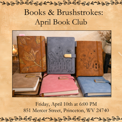 4/10/26 Books & Brushstrokes: April Book Club 6:00 PM