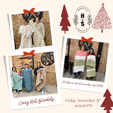 11/21/25 Cozy Knit Blankets 6:00 PM