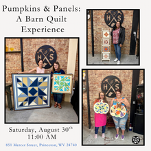 08/30/25 Pumpkins & Panels: A Barn Quilt Experience 11:00 AM