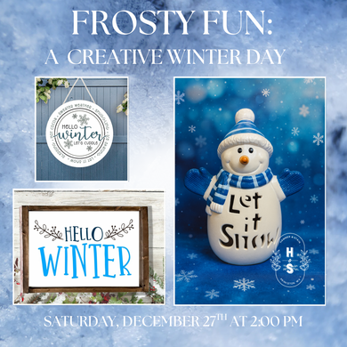12/27/25 Frosty Fun: A Creative Winter Day 2:00 PM