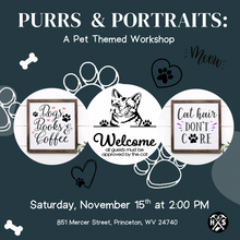 11/15/25 Purrs & Portraits: A Pet-Themed Fundraiser 2:00 PM