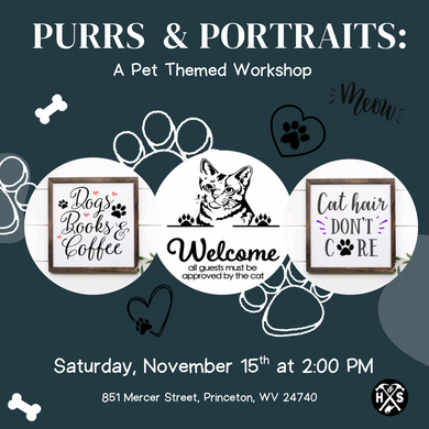 11/15/25 Purrs & Portraits: A Pet-Themed Fundraiser 2:00 PM