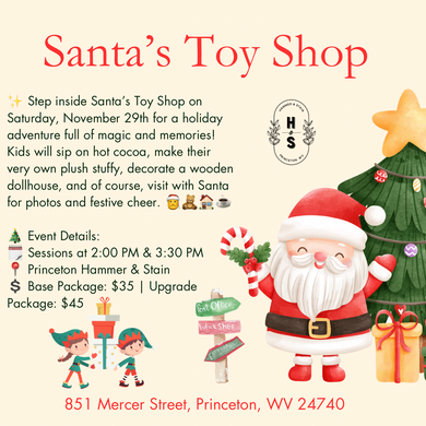 11/29/25 Santa’s Christmas Shop