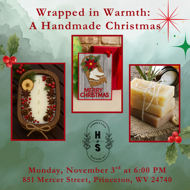 11/03/25 Wrapped in Warmth: A Handmade Christmas 6:00 PM